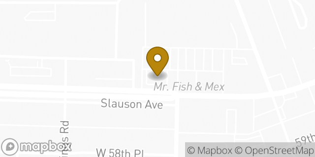 Map showing the location of McDonald's in Los Angeles, CA 90056
