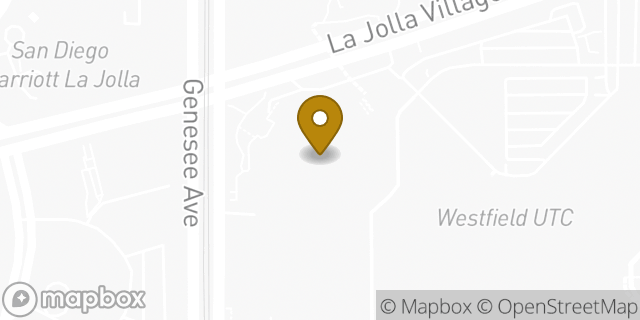 Map showing the location of La Colombe in San Diego, CA 92122