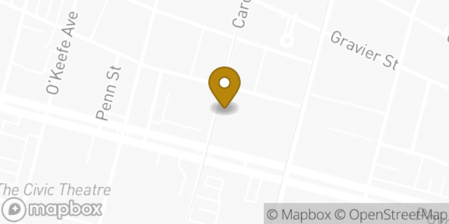 Map showing the location of Subway in New Orleans, LA 70139