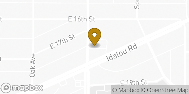 Map showing the location of Sonic Drive In in Lubbock, TX 79403