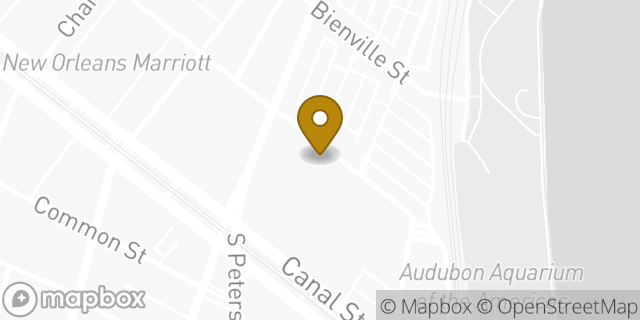 Map showing the location of Banana Republic in New Orleans, LA 70130