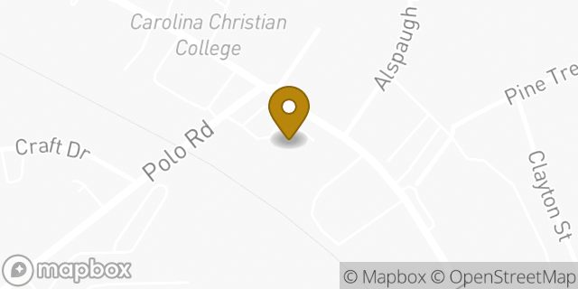 Map showing the location of Amazon Locker - Emilie in Winston-Salem, NC 27105