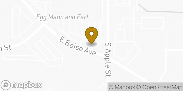 Map showing the location of Chipotle Mexican Grill in Boise, ID 83706