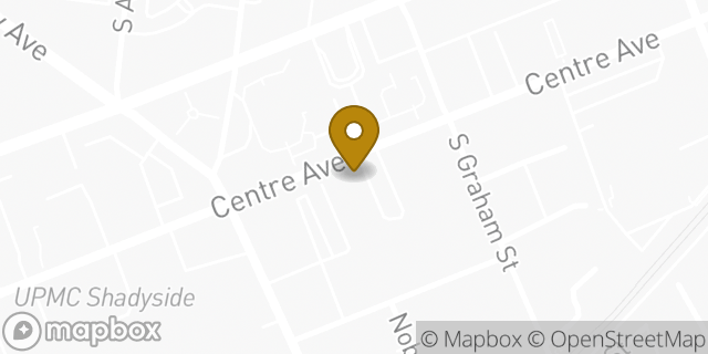 Map showing the location of Panera Bread in Pittsburgh, PA 15232