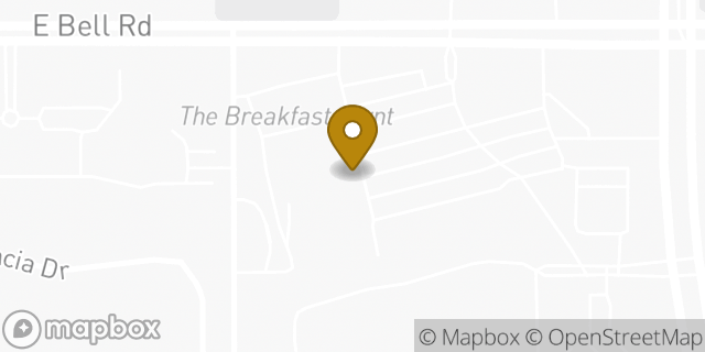 Map showing the location of Starbucks in Scottsdale, AZ 85260