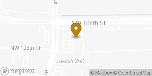 Map showing the location of Subway in Miami, FL 33178