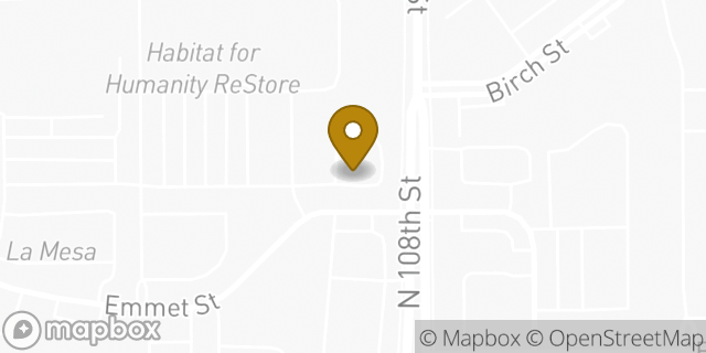 Map showing the location of McDonald's in Omaha, NE 68164
