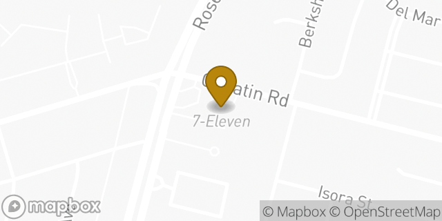 Map showing the location of 7-Eleven in Pico Rivera, CA 90660