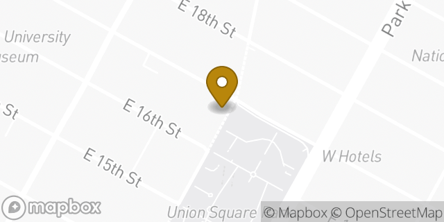 Map showing the location of McDonald's in New York, NY 10003