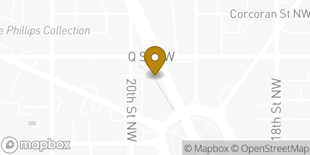 Map showing the location of Panera Bread in Washington, DC 20036
