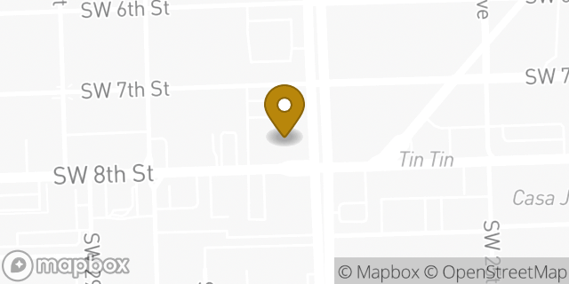 Map showing the location of ATM CVS in Miami, FL
