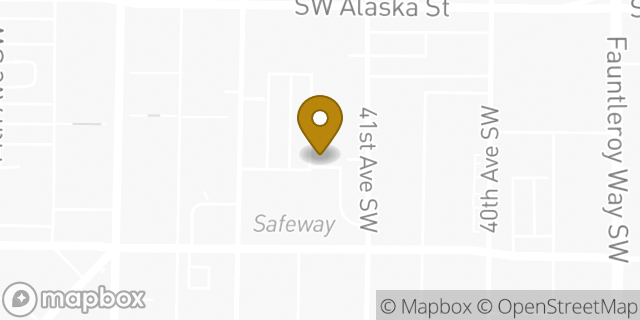 Map showing the location of Amazon Locker - Betty in Seattle, WA 98116