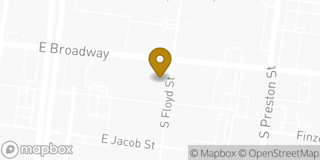 Map showing the location of Norton Children's Medical Associates - Broadway in Louisville, KY 40202