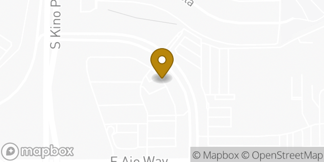 Map showing the location of Baskin-Robbins in Tucson, AZ 85713