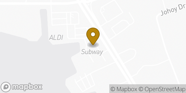 Map showing the location of Subway in Charlotte, NC 28216