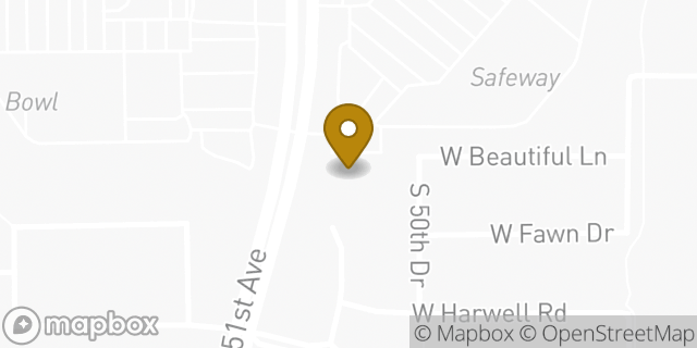 Map showing the location of Laveen KinderCare in Laveen, AZ 85339
