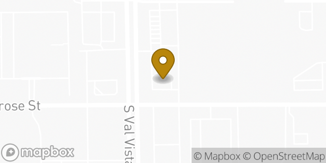 Map showing the location of Chipotle Mexican Grill in Gilbert, AZ 85297