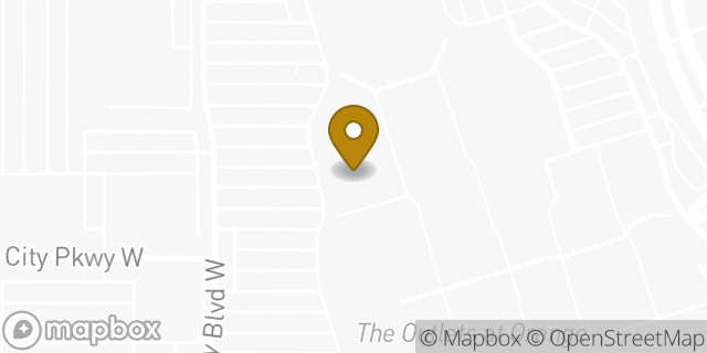 Map showing the location of Buffalo Wild Wings in Orange, CA 92868