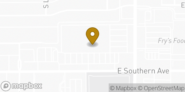 Map showing the location of Walmart in Tempe, AZ 85282