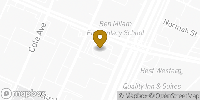 Map showing the location of McDonald's in Dallas, TX 75204