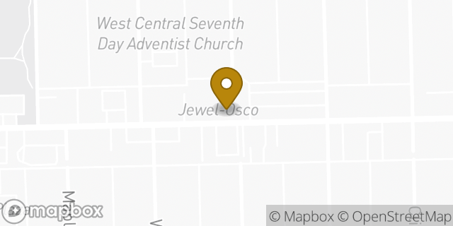 Map showing the location of Jewel-Osco in Oak Park, IL 60304