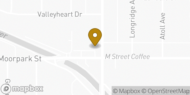 Map showing the location of 7-Eleven in Sherman Oaks, CA 91423