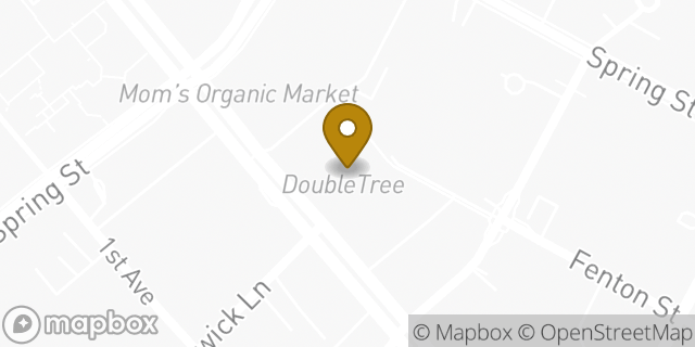 Map showing the location of Starbucks in Silver Spring, MD 20910