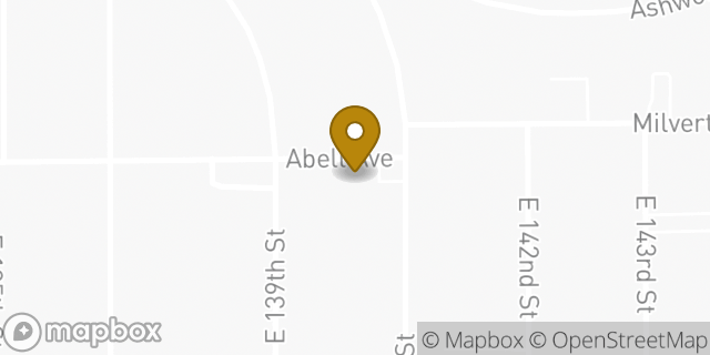 Map showing the location of Amazon Locker - Wein in Cleveland, OH 44120