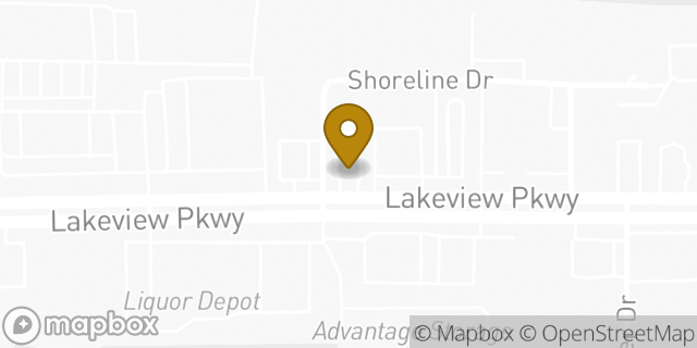 Map showing the location of Sonic Drive In in Rowlett, TX 75088