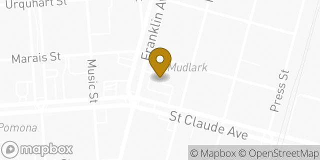 Map showing the location of McDonald's in New Orleans, LA 70117