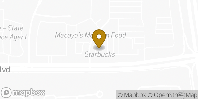 Map showing the location of Starbucks in Scottsdale, AZ 85260