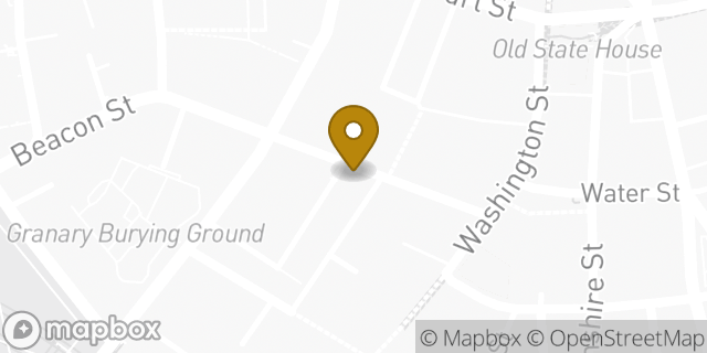 Map showing the location of School Street KinderCare in Boston, MA 02108