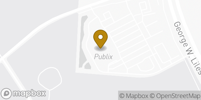 Map showing the location of Publix in Concord, NC 28027