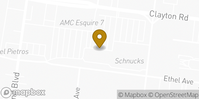 Map showing the location of The UPS Store in Richmond Heights, MO 63117