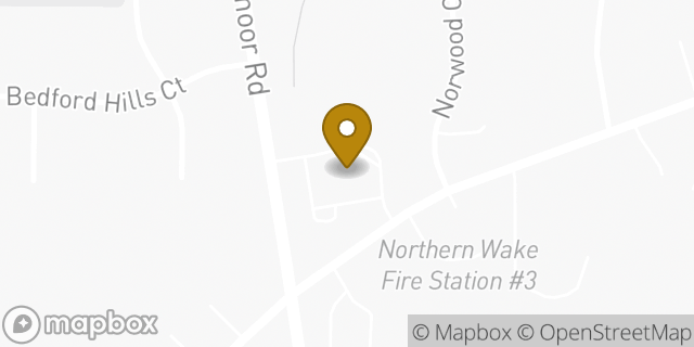 Map showing the location of ATM CVS in Raleigh, NC