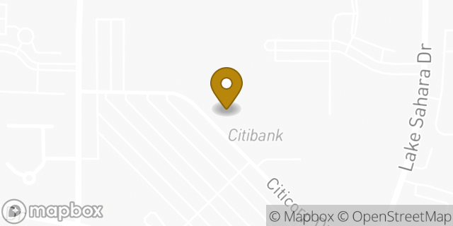 Map showing the location of Citi in Las Vegas, NV 89117