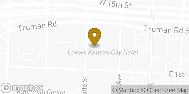 Map showing the location of Avis Car Rental in Kansas City, MO 64108