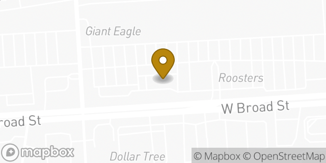 Map showing the location of ATM Getgo in Columbus, OH