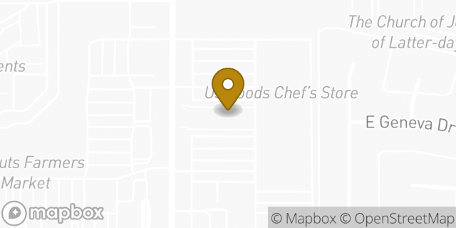 Map showing the location of Subway in Tempe, AZ 85282