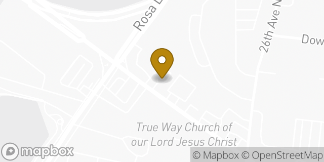 Map showing the location of Enterprise Rent-A-Car in Nashville, TN 37208