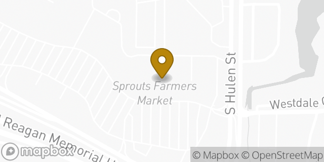 Map showing the location of Sprouts Farmers Market in Fort Worth, TX 76109