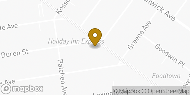 Map showing the location of CubeSmart Self Storage of Brooklyn in Brooklyn, NY 11221