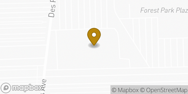 Map showing the location of Walmart in Forest Park, IL 60130