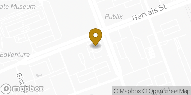Map showing the location of McDonald's in Columbia, SC 29201