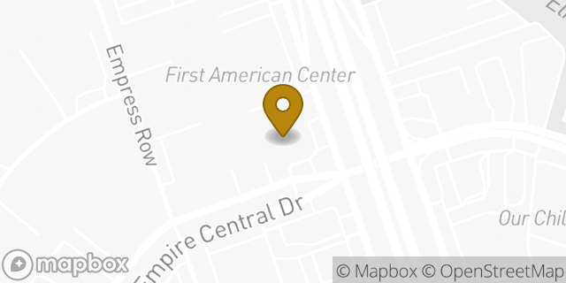 Map showing the location of Amazon Locker - Gabino in Dallas, TX 75247