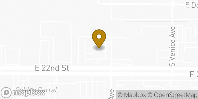 Map showing the location of AutoZone in Tucson, AZ 85711