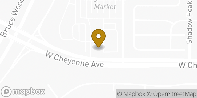 Map showing the location of Starbucks in Las Vegas, NV 89129