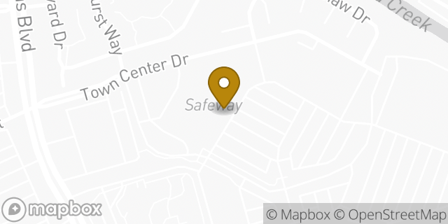Map showing the location of Amazon Locker - Fuzzy in Milpitas, CA 95035
