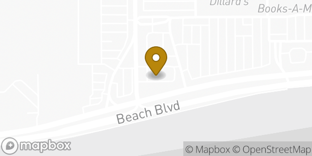 Map showing the location of McDonald's in Biloxi, MS 39531