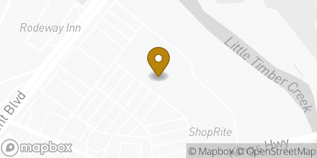 Map showing the location of Planet Fitness in Brooklawn, NJ 08030